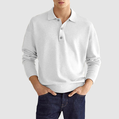 Vesuvio Notte – Long-Sleeve Polo Shirt