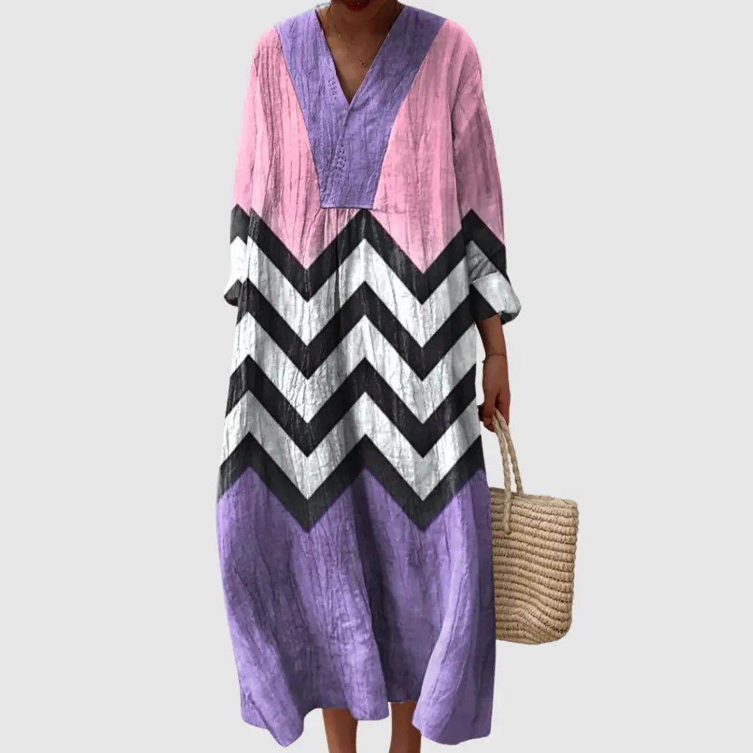 Darcy | Zigzag Mood Maxi Dress