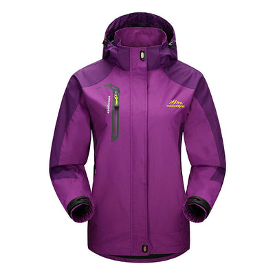 Waterproof Trail Jacket for Women with Removable Hood