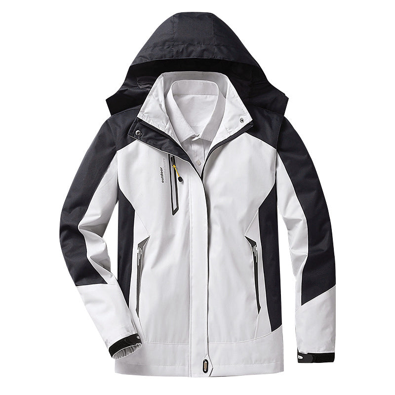 Waterproof Trail Jacket for Women with Removable Hood