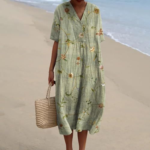 Elowen™ | Soft Floral Print Dress