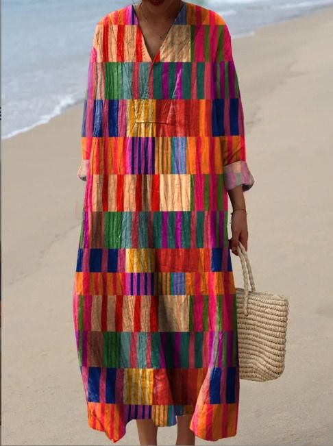 Faye™ | Comfortable Color Pop Dress