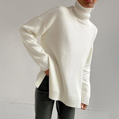 Avencea - Stylish Side Split Sweater
