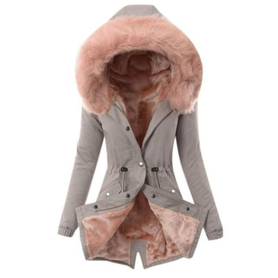 Avencea | Hooded Coat with Fur Lining