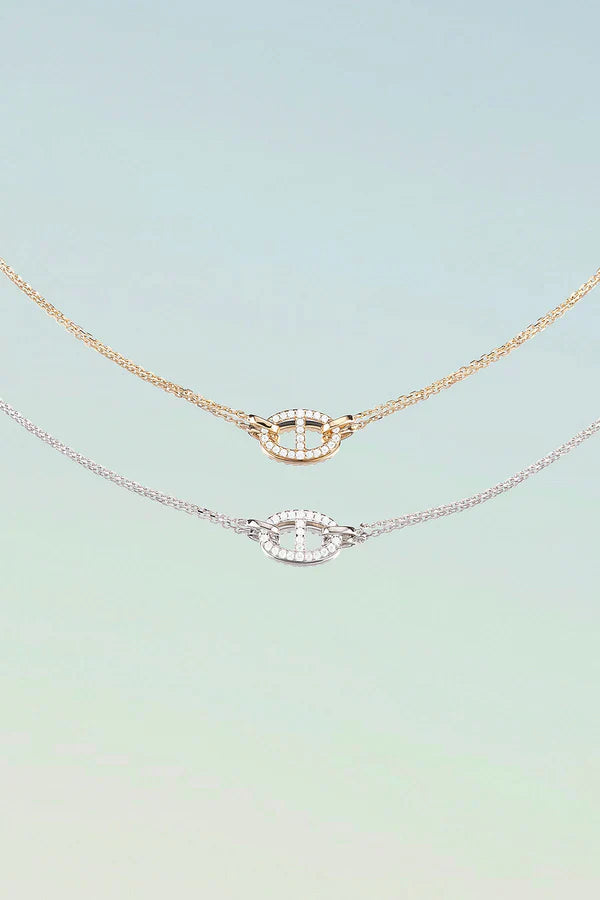 Isla Marina Necklace | White Gold 18k