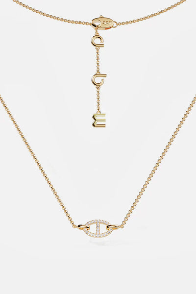 Isla Marina Necklace | White Gold 18k