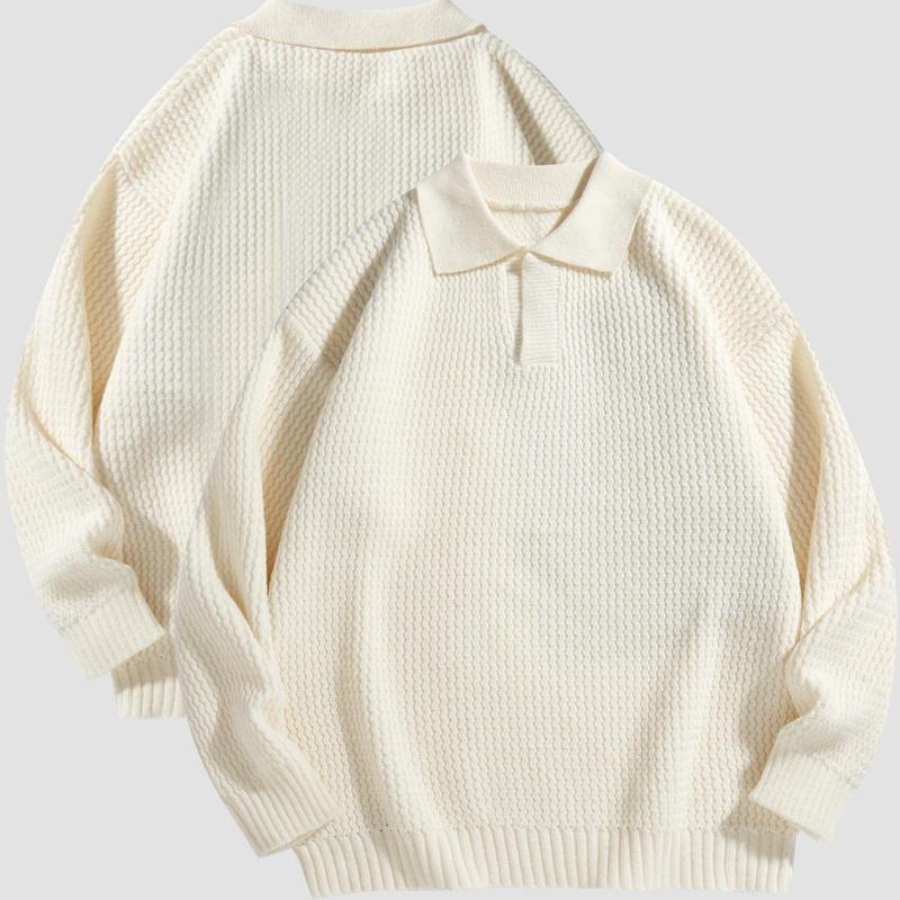 Murcia Waffle Knit Collared Shirt