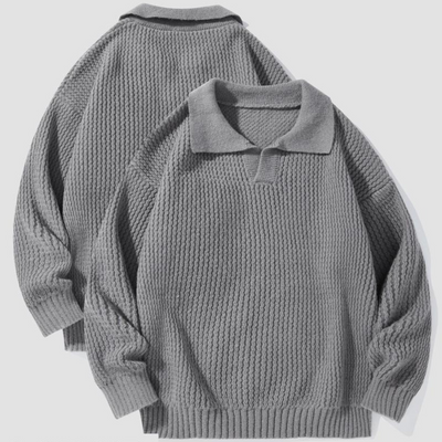 Murcia Waffle Knit Collared Shirt