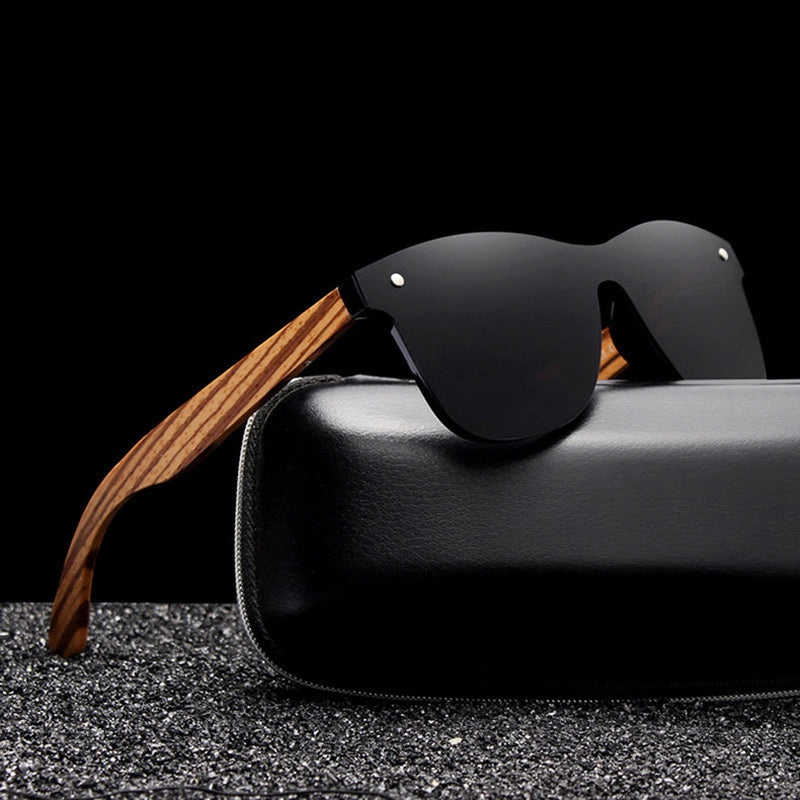 "Zebrano Fiore" Wood Sunglasses