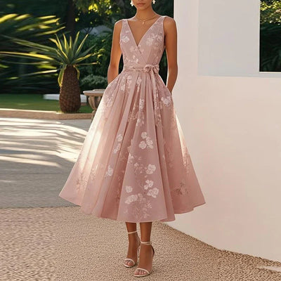 Crystal | Elegant Midi Dress