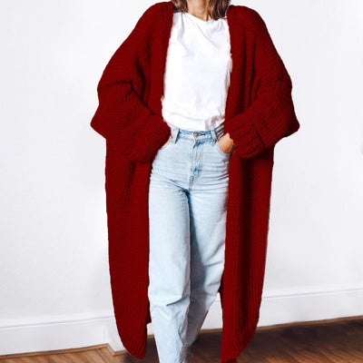 Lunaria – Oversized Ribbed Cardigan