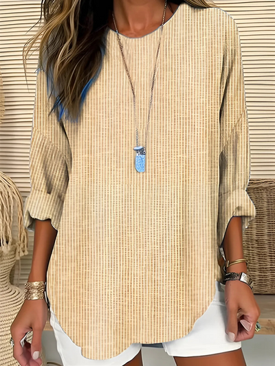 Adriana | Relaxed Striped Tunic Top
