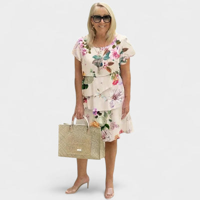 ELIZABETH | FLORAL TIERED DRESS