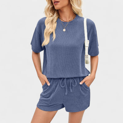 BRIELLE | DRAWSTRING SHORTS SET