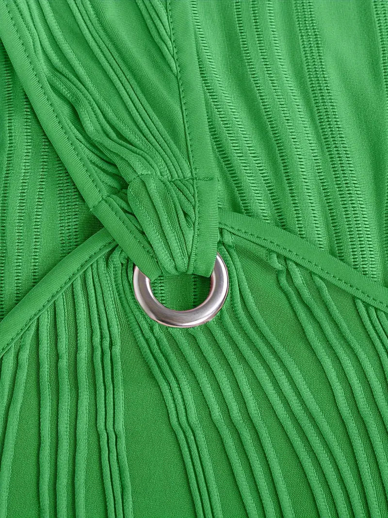 Alena | Striped Midi Dress