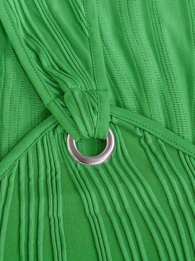 Alena | Striped Midi Dress