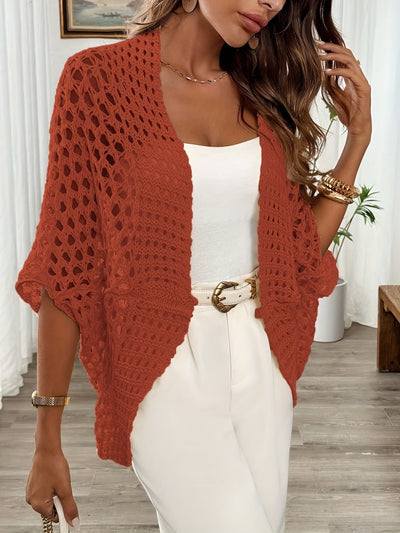 NORTHLINE STUDIO | OPEN-WEAVE CROCHET CARDIGAN