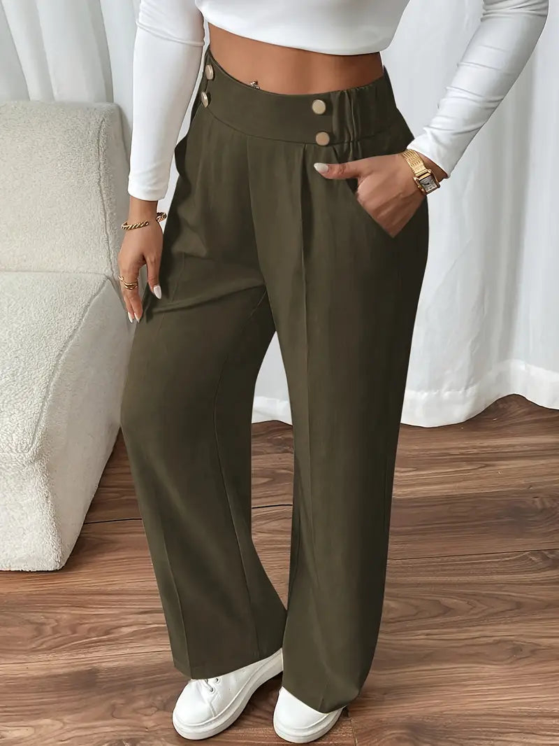 Presley | Comfortable Wide Leg Pant With Pockets