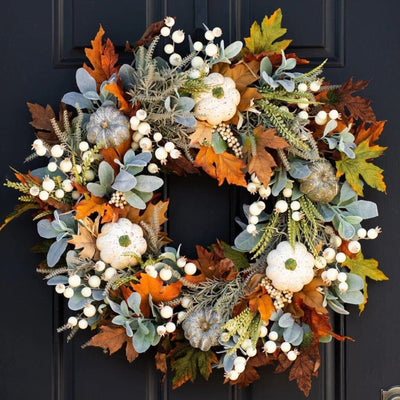 AmberHarvest™ Signature Wreath — Fill Your Home with Lasting Warmth and Fall’s Cozy Magic