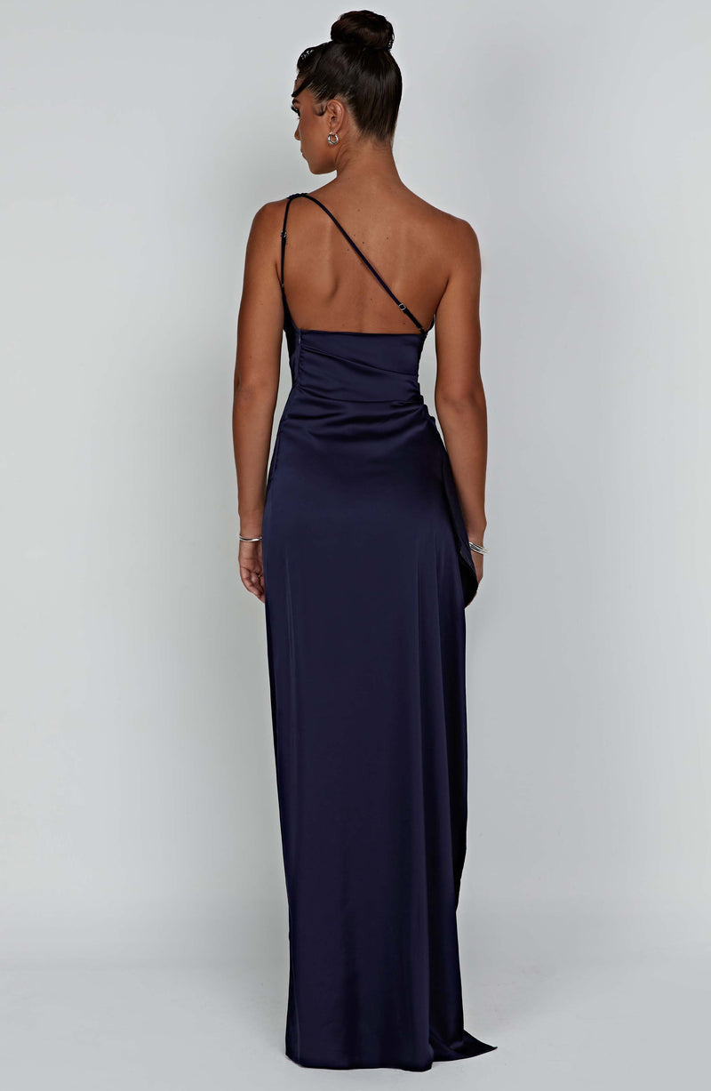 Saoirse | One Shoulder Satin Long Bodycon Dress