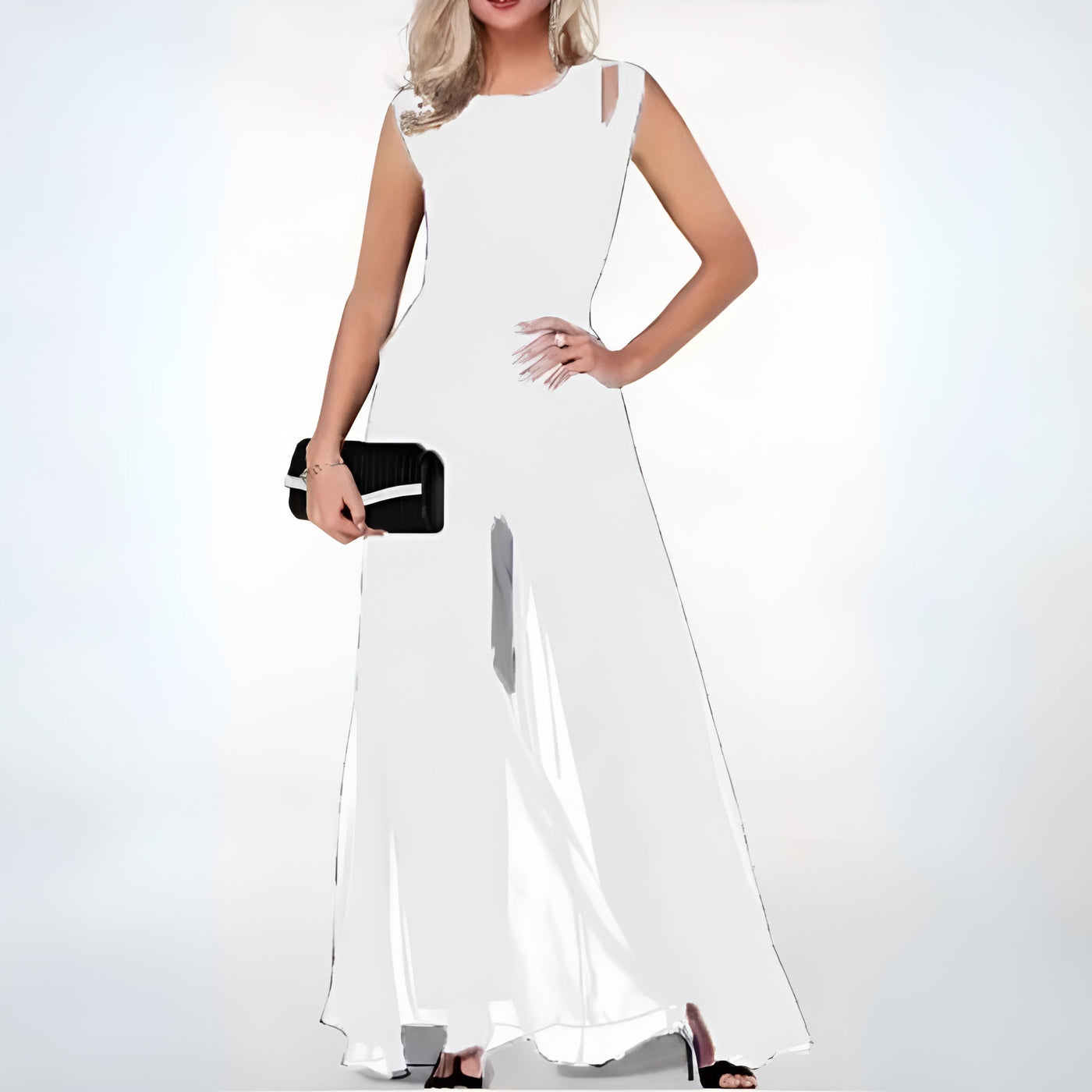 Avencea Jumpsuit – Stylish sleeveless design with comfortable fit and flattering silhouette.