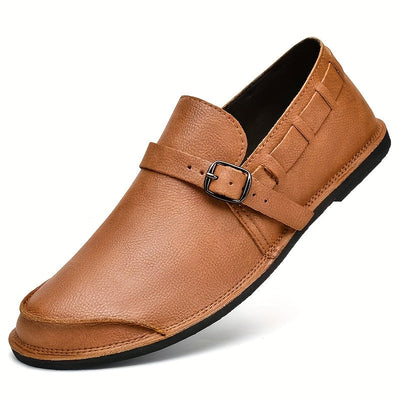 Diego Antonetti Monk Strap Leather Loafers
