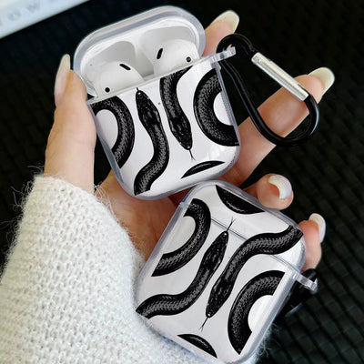 Serpent Motif Airpods Case