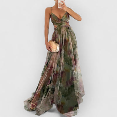 Vada | Maxi dress with floral print