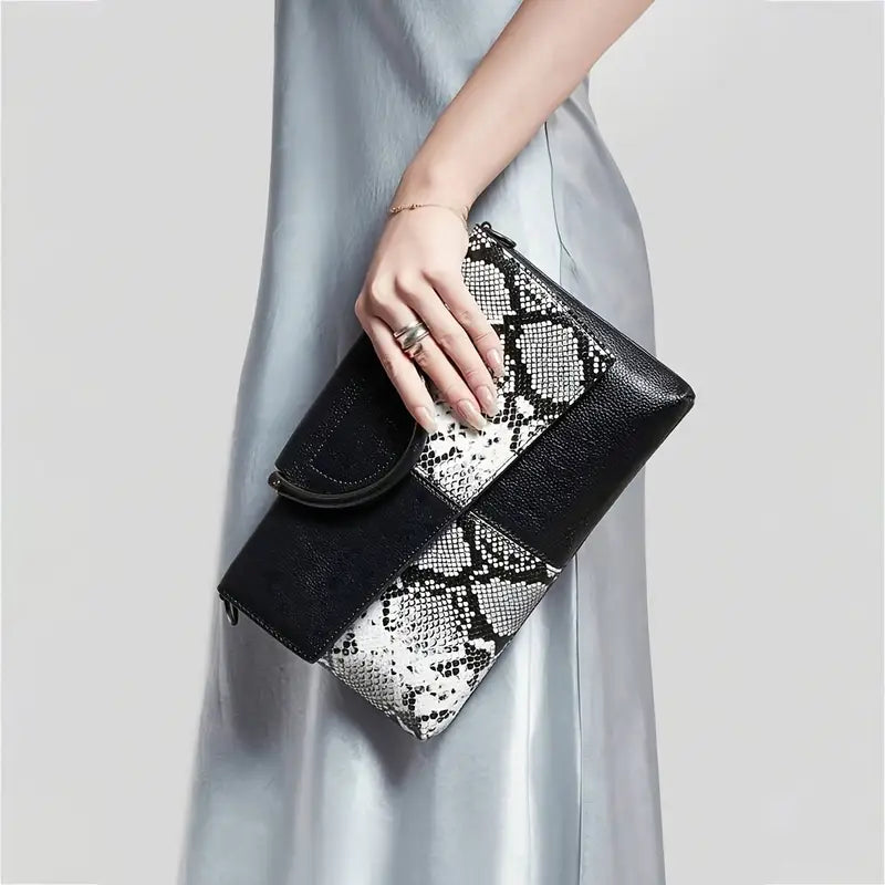 Serpenza Snake Embossed Bag