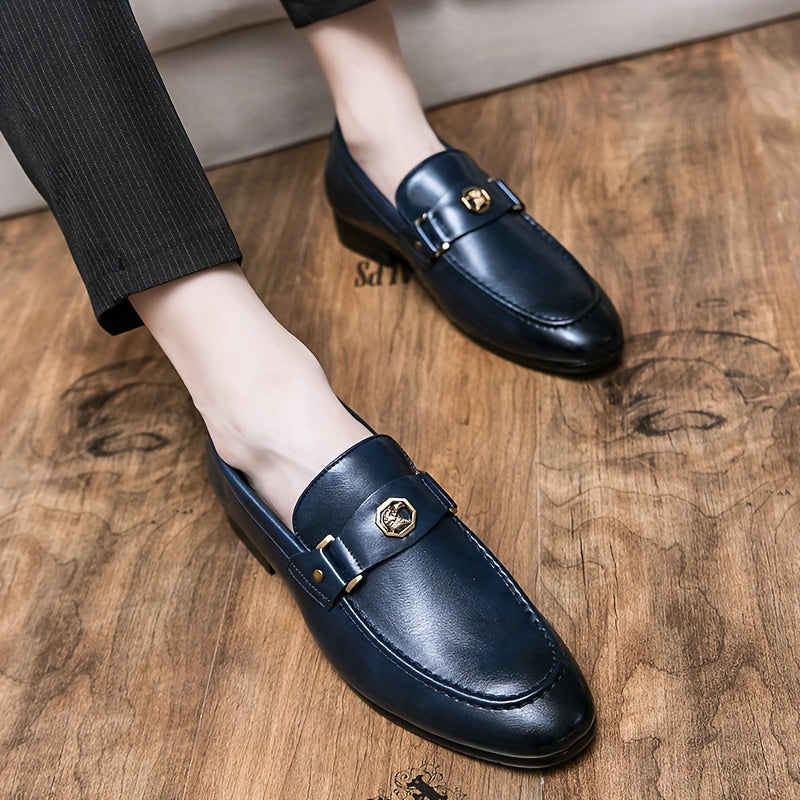 Davide Romano Leather Penny Loafers