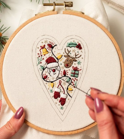 MerryStitch™ Santa Embroidery Kit — Create Heartfelt Holiday Magic Your Family Will Cherish Forever
