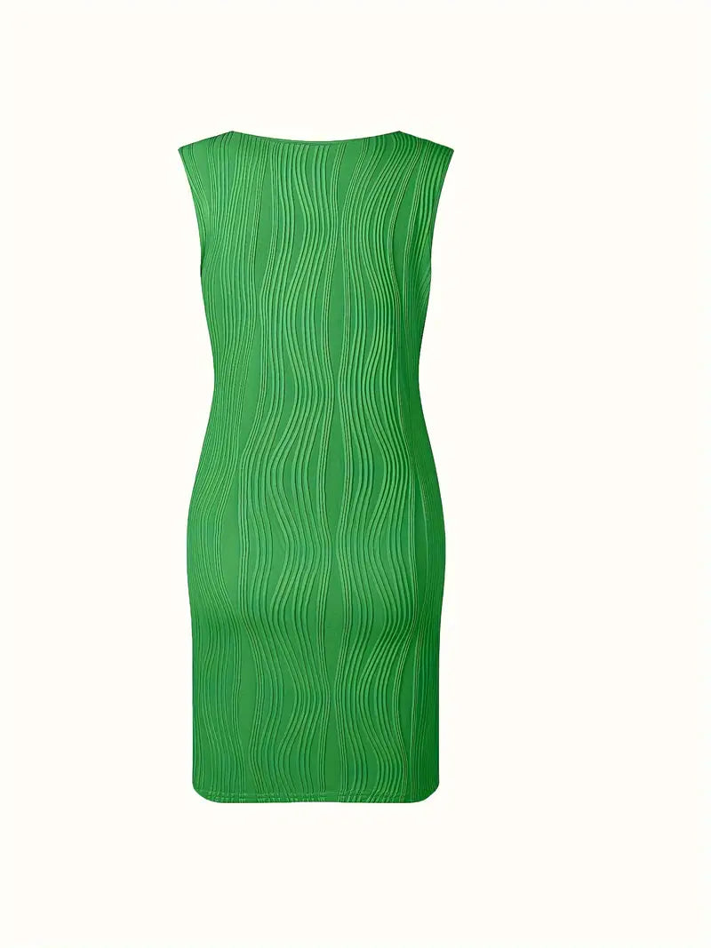 Alena | Striped Midi Dress