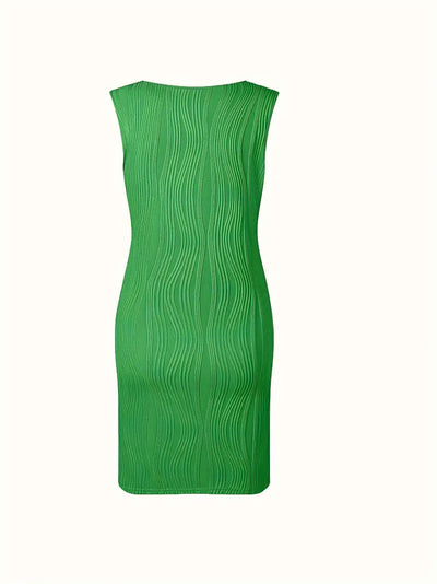 Alena | Striped Midi Dress