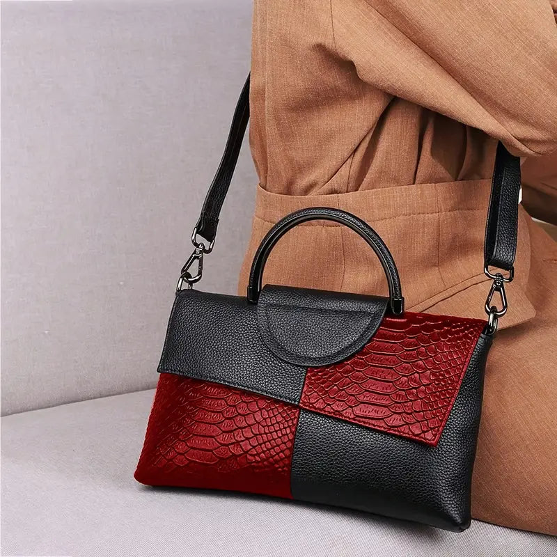 Serpenza Snake Embossed Bag
