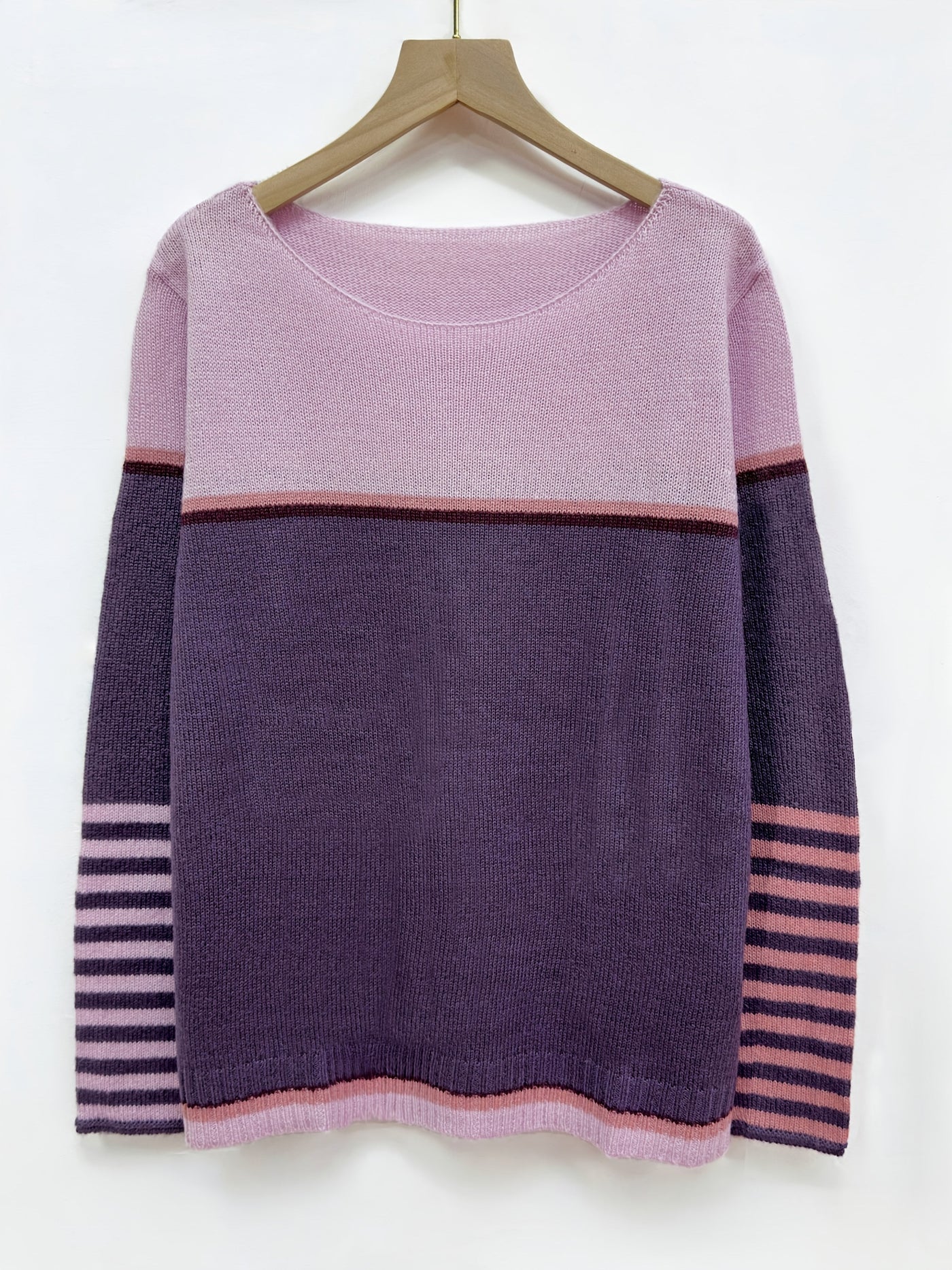 Katharina™ | Long Sleeve Striped Sweater