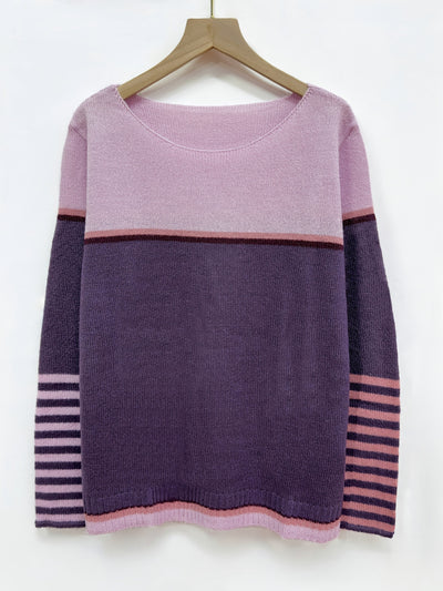 Katharina™ | Long Sleeve Striped Sweater