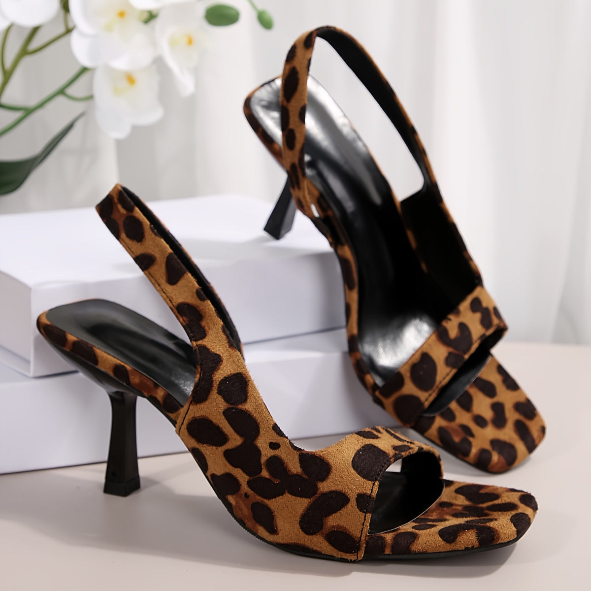 Maya – Sleek Wild Sling Heels