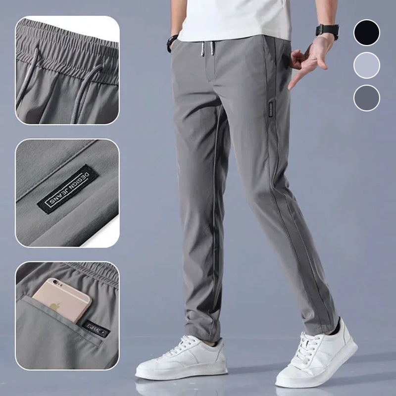 AeroFlex™ Men's Ice Silk Pants — Beat Sweat, Own Every Moment with Cool Comfort and Style