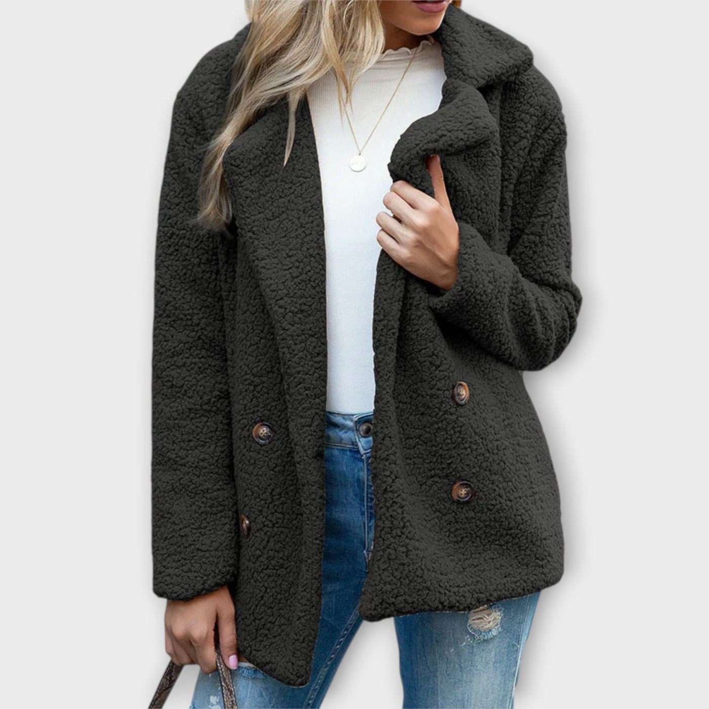 NORTHLINE STUDIO | Cozy Lapel Collar Jacket