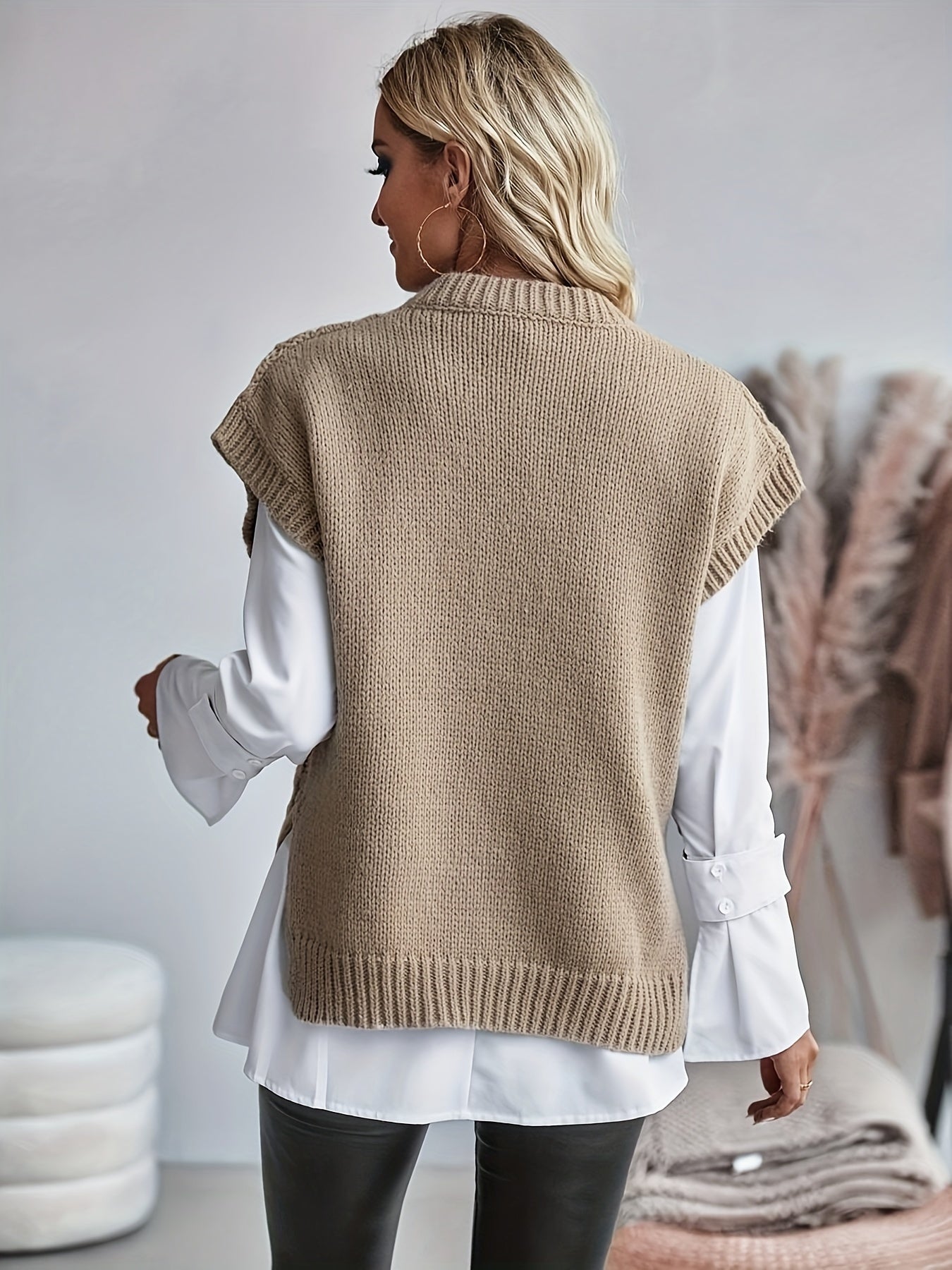 Marie™ | Classic Cable Knit Vest