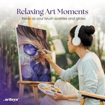 RadiantFlow™ Watercolor Set — Ignite Your Creativity with Mesmerizing, Shimmering Color Bursts