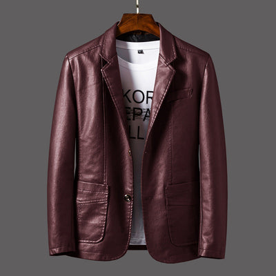 Norris Leather Blazer