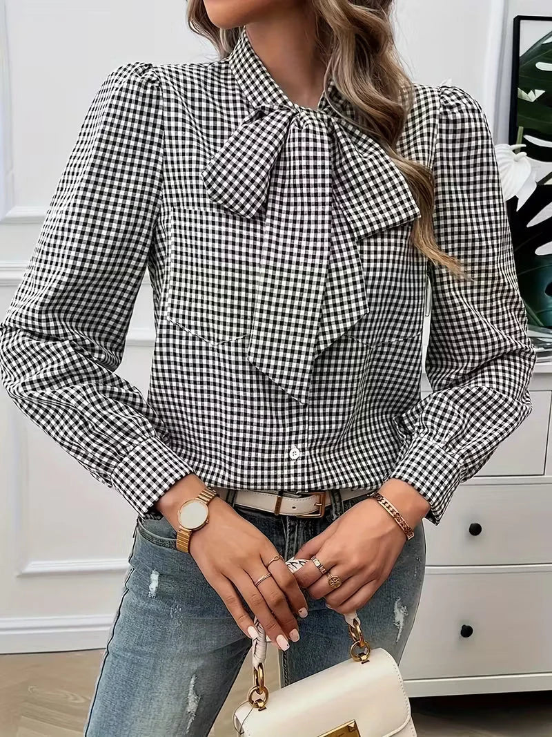 THE MEELLA | BOW-TIE BLOUSE