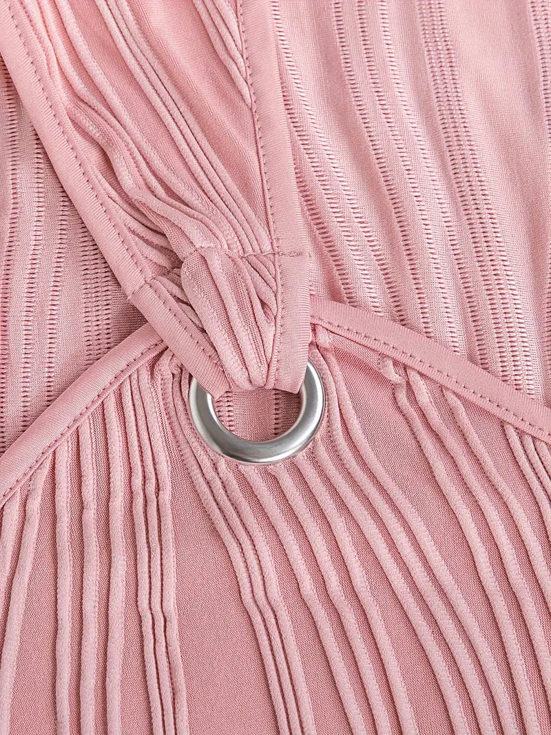 Alena | Striped Midi Dress