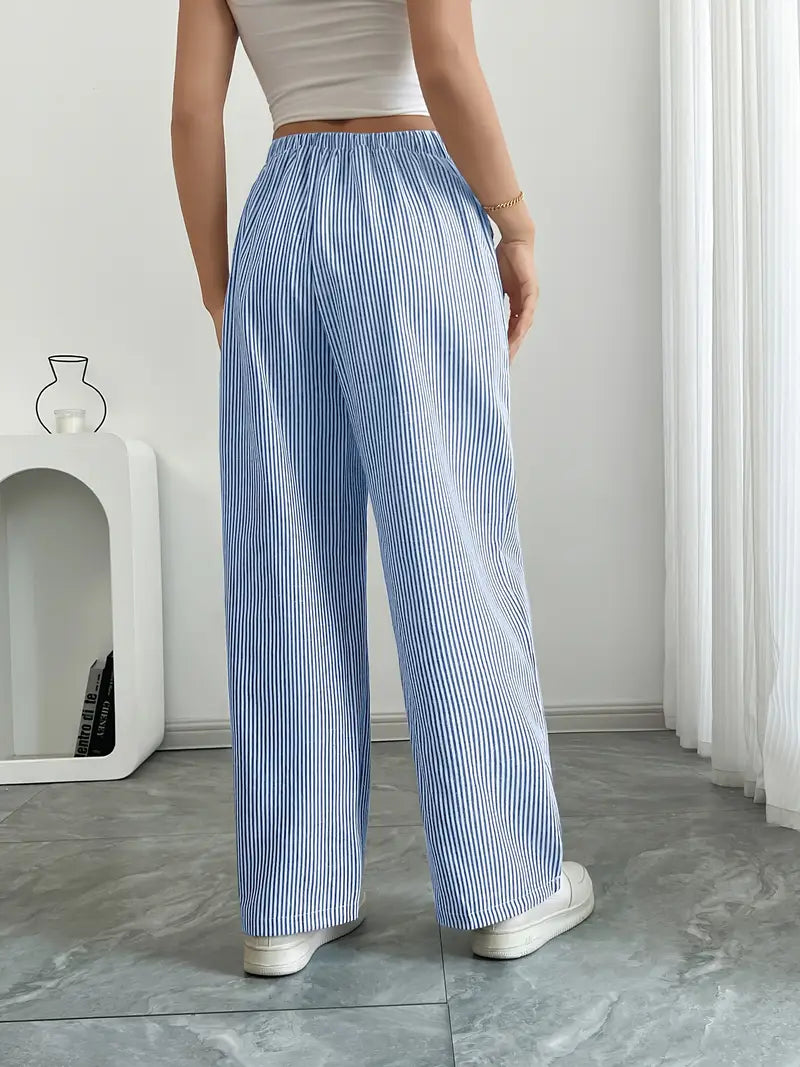 Alina™ | Elegant Striped Pants with Pockets