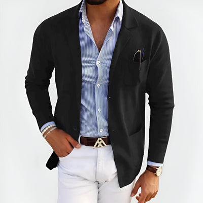 BeigeVINCENT | LIGHTWEIGHT KNIT BLAZER