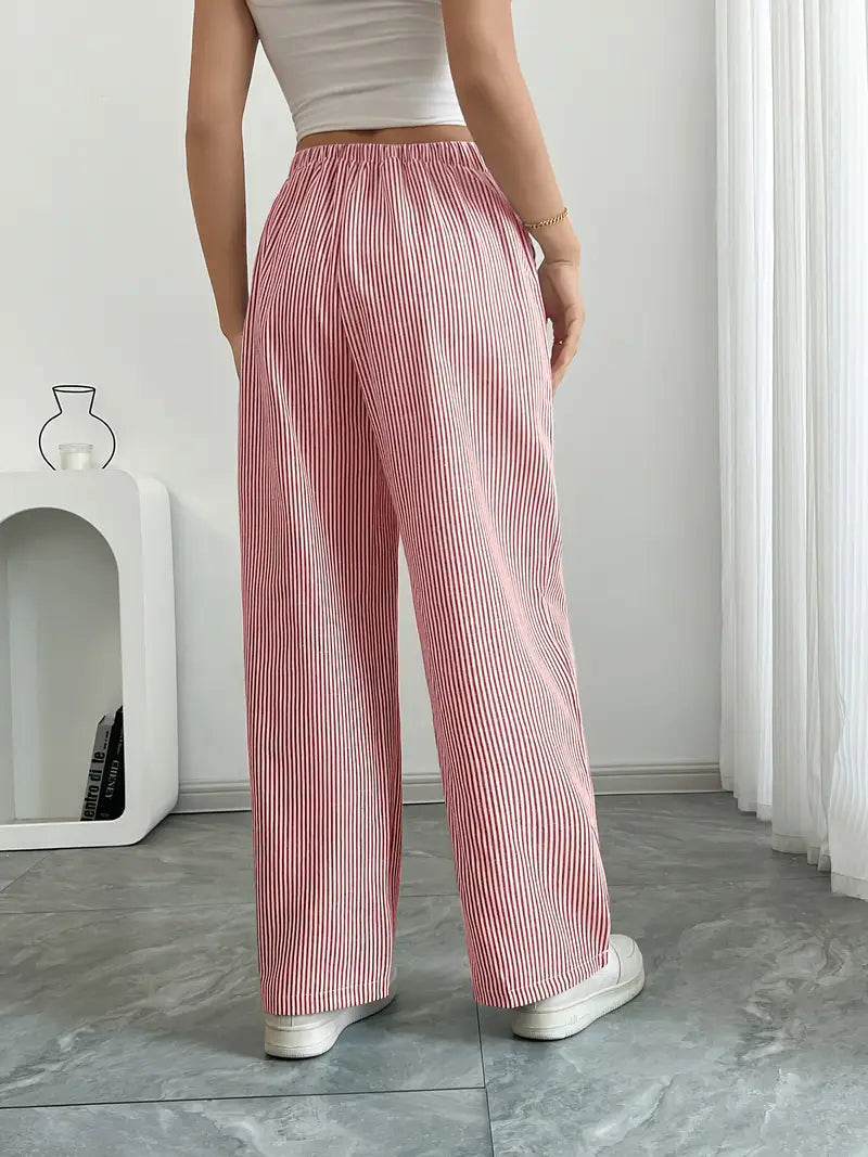 Alina™ | Elegant Striped Pants with Pockets