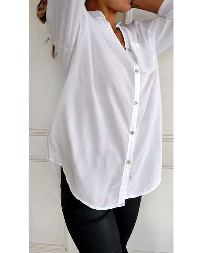 Veda - Paneled Relaxed Fit Sequin Top