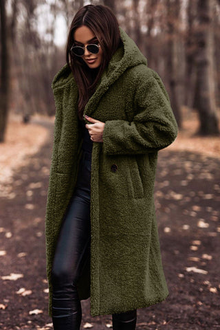 Avencea Langer Teddy Coat for Women with Hood