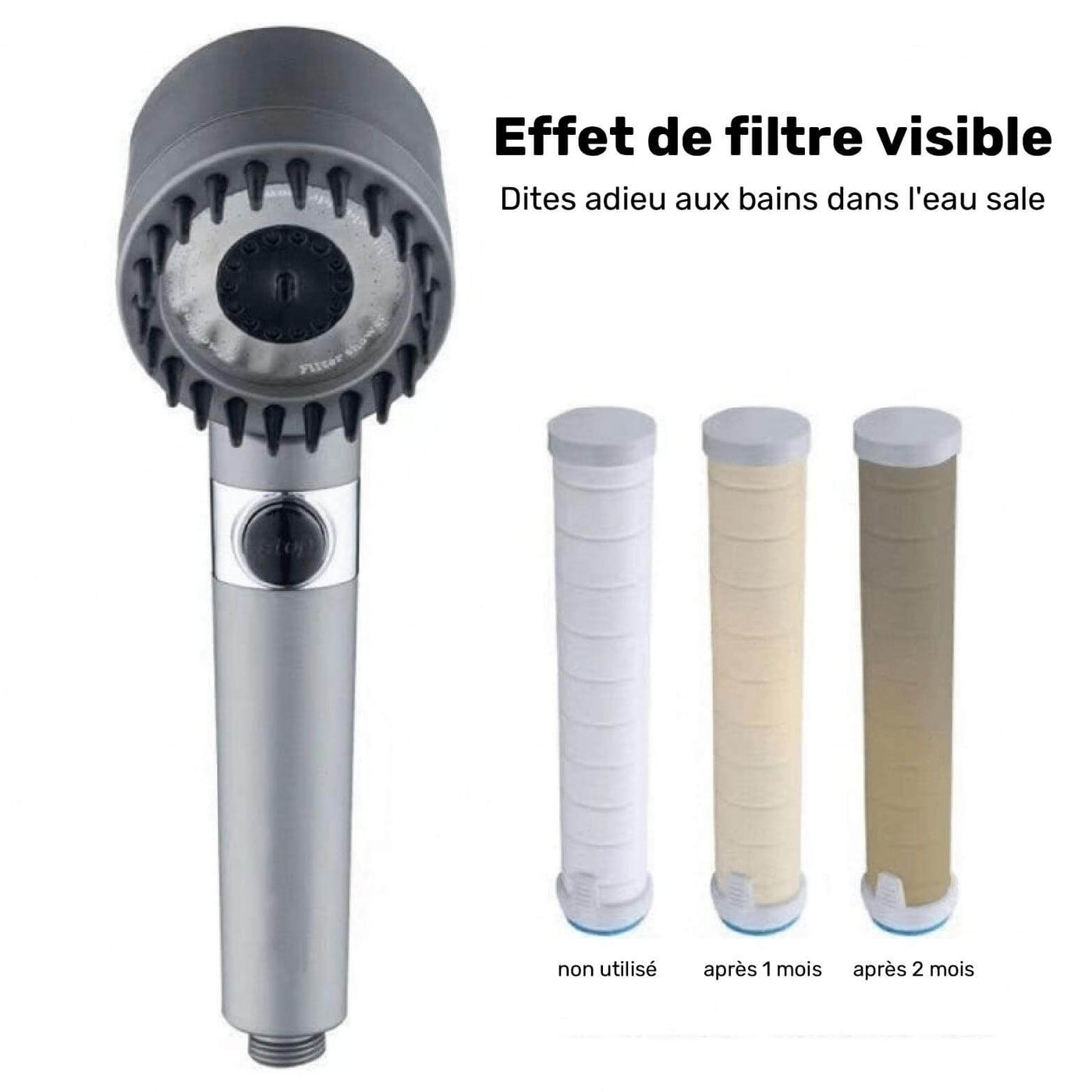 HydraPulse™ — Wake Up Energized with a Spa-Quality Scalp Massage Every Shower